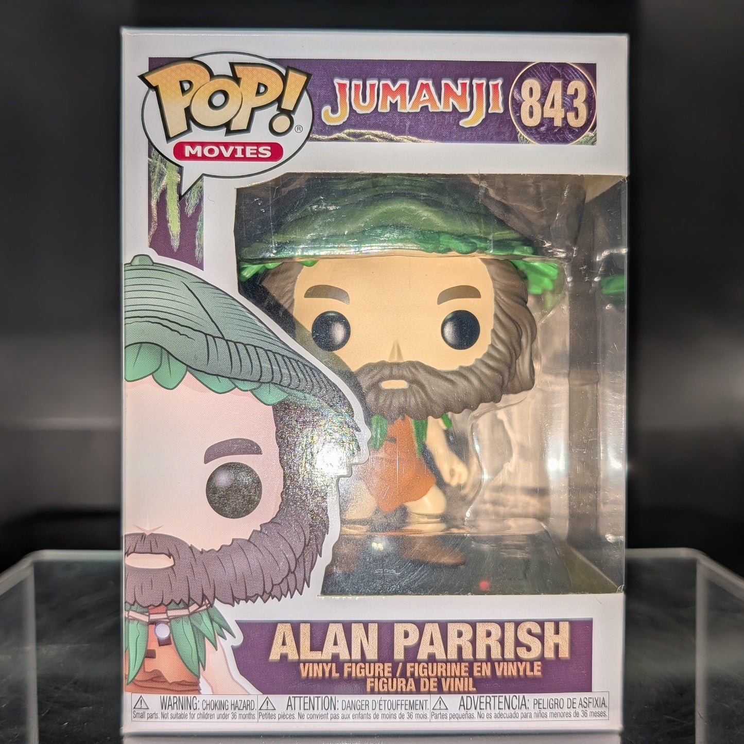 FUNKO POP! Vinyl Movies RARE Jumanji #843 Alan Parrish [VAULTED]