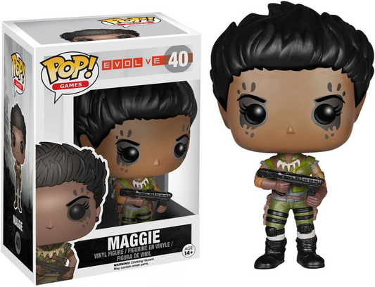 FUNKO POP! Vinyl Games RARE Evolve #40 Maggie (Evolve) [VAULTED]