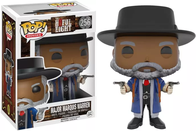 FUNKO POP! Vinyl Movies RARE The Hateful Eight #256 Major Marquis Warren [VAULTED]