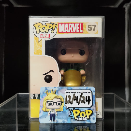 FUNKO POP! Vinyl Bobble-Head Marvel RARE #57 Professor X [VAULTED]