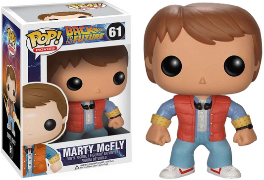 FUNKO POP! Vinyl Movies RARE Back To The Future #61 Marty McFly (Number Error) [Limited Edition] [VAULTED]