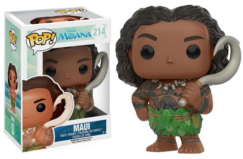 FUNKO POP! Vinyl Disney RARE Moana #214 Maui (Hook on Shoulder) [VAULTED]