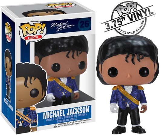 FUNKO POP! Vinyl Rock RARE Michael Jackson #26 Michael Jackson (Grammy Outfit) [VAULTED]