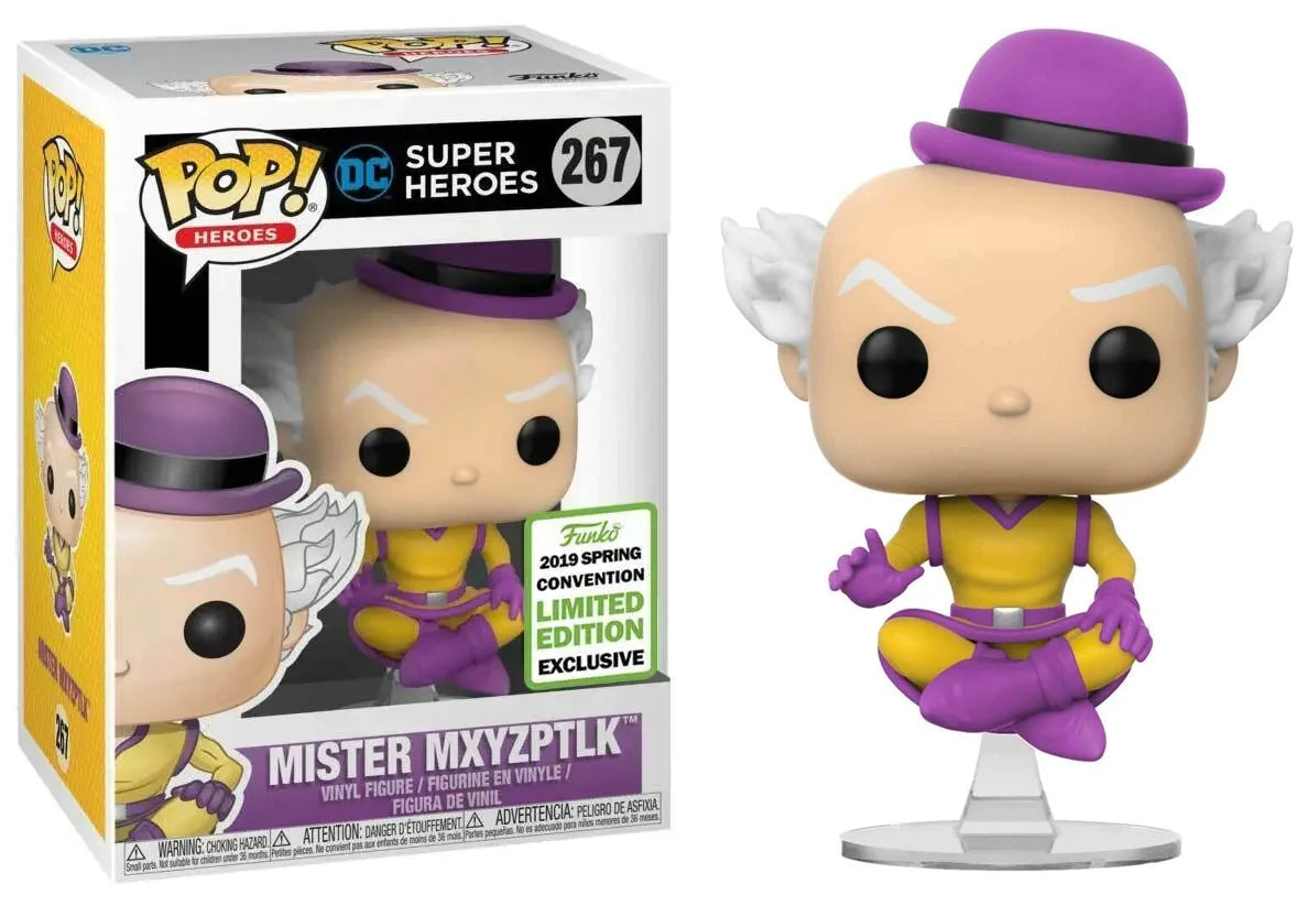 FUNKO POP! Vinyl Heroes RARE DC Super Heroes #267 Mister Mxyzptlk [Spring Convention] [VAULTED]