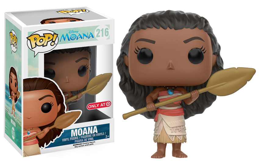 FUNKO POP! Vinyl Disney RARE Moana #216 Moana (Oar) [Target (Stickerless)] [VAULTED]