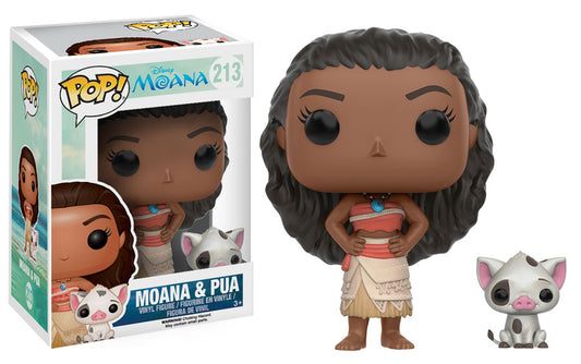 FUNKO POP! Vinyl Disney RARE Moana #213 Moana & Pua [VAULTED]