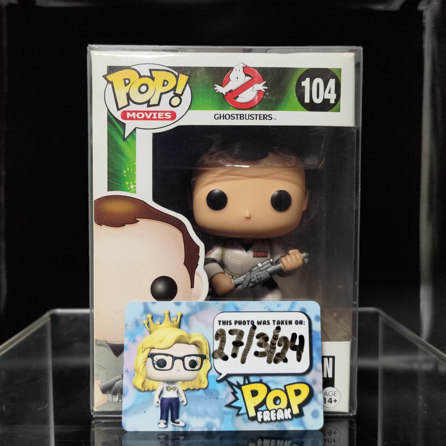 FUNKO POP! Vinyl Movies RARE Ghostbusters #104 Dr. Peter Venkman [VAULTED]