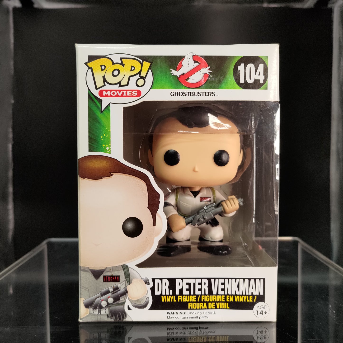 FUNKO POP! Vinyl Movies RARE Ghostbusters #104 Dr. Peter Venkman [VAULTED]