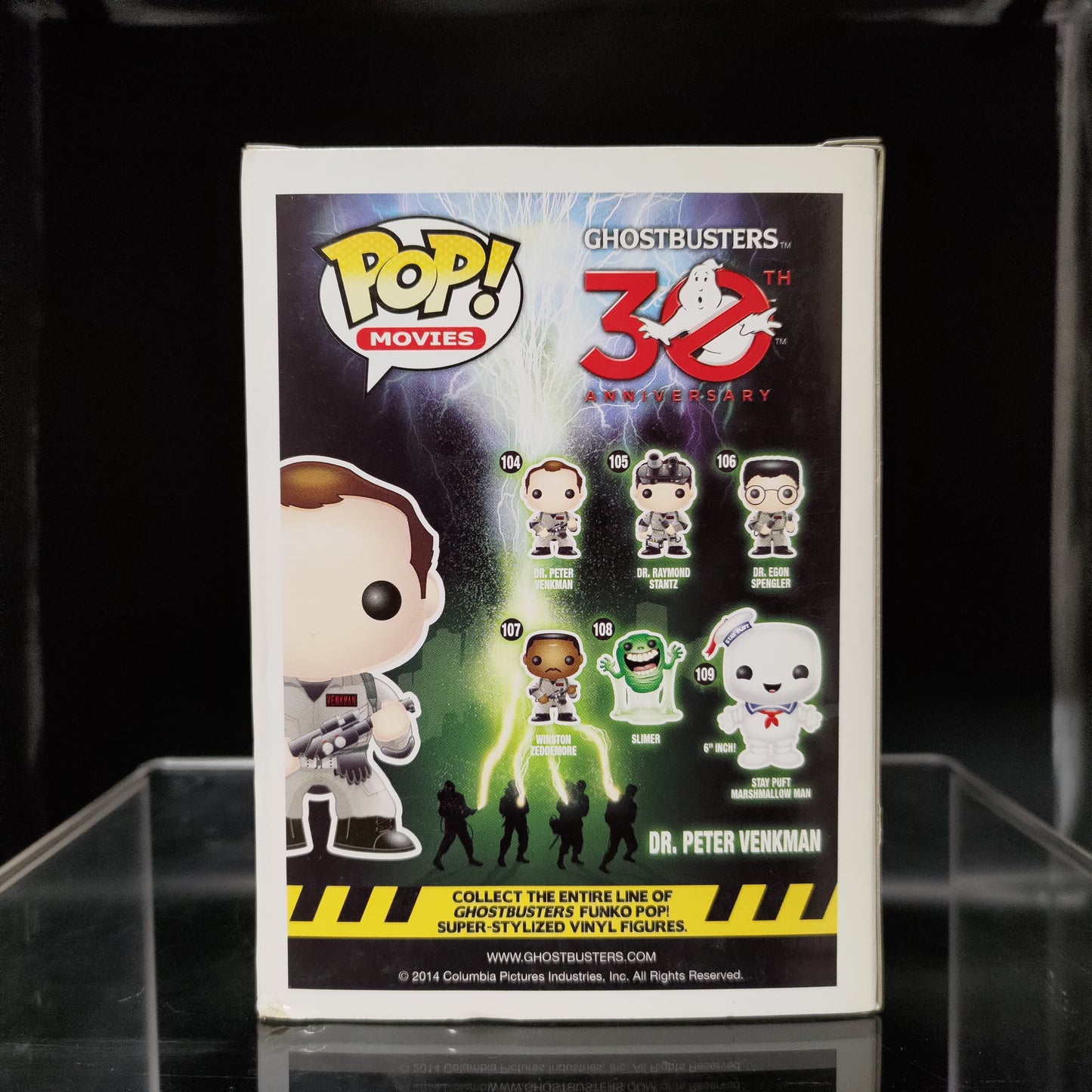 FUNKO POP! Vinyl Movies RARE Ghostbusters #104 Dr. Peter Venkman [VAULTED]