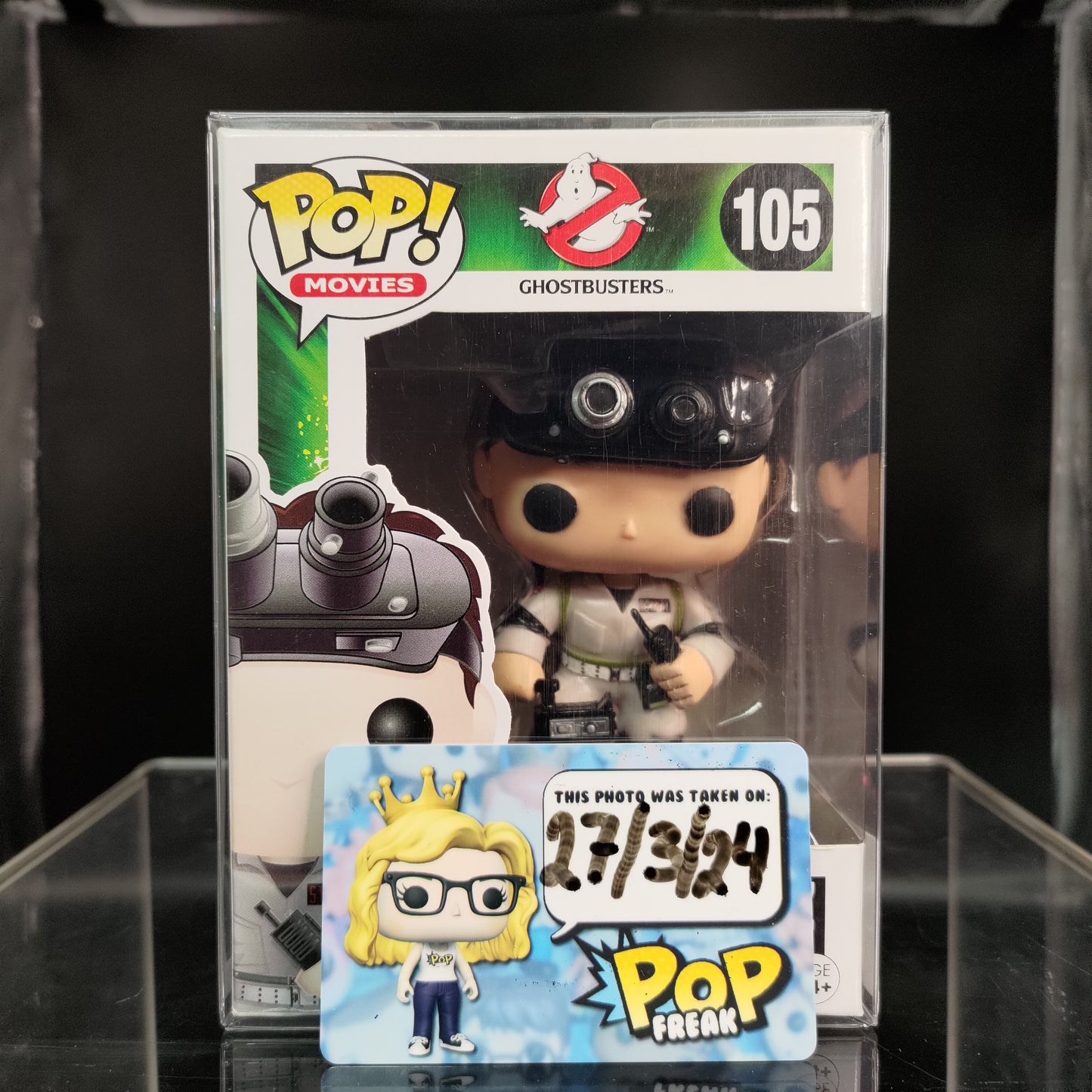 FUNKO POP! Vinyl Movies RARE Ghostbusters #105 Dr. Raymond Stantz [VAULTED]