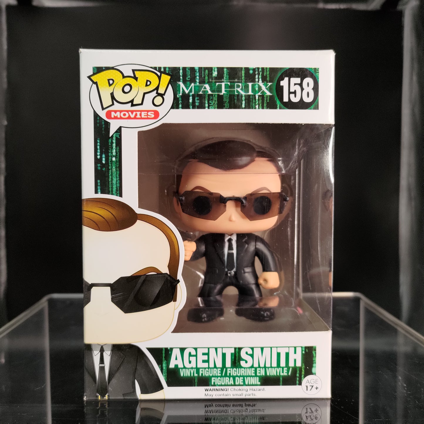 FUNKO POP! Vinyl Movies RARE The Matrix #158 Agent Smith [VAULTED]