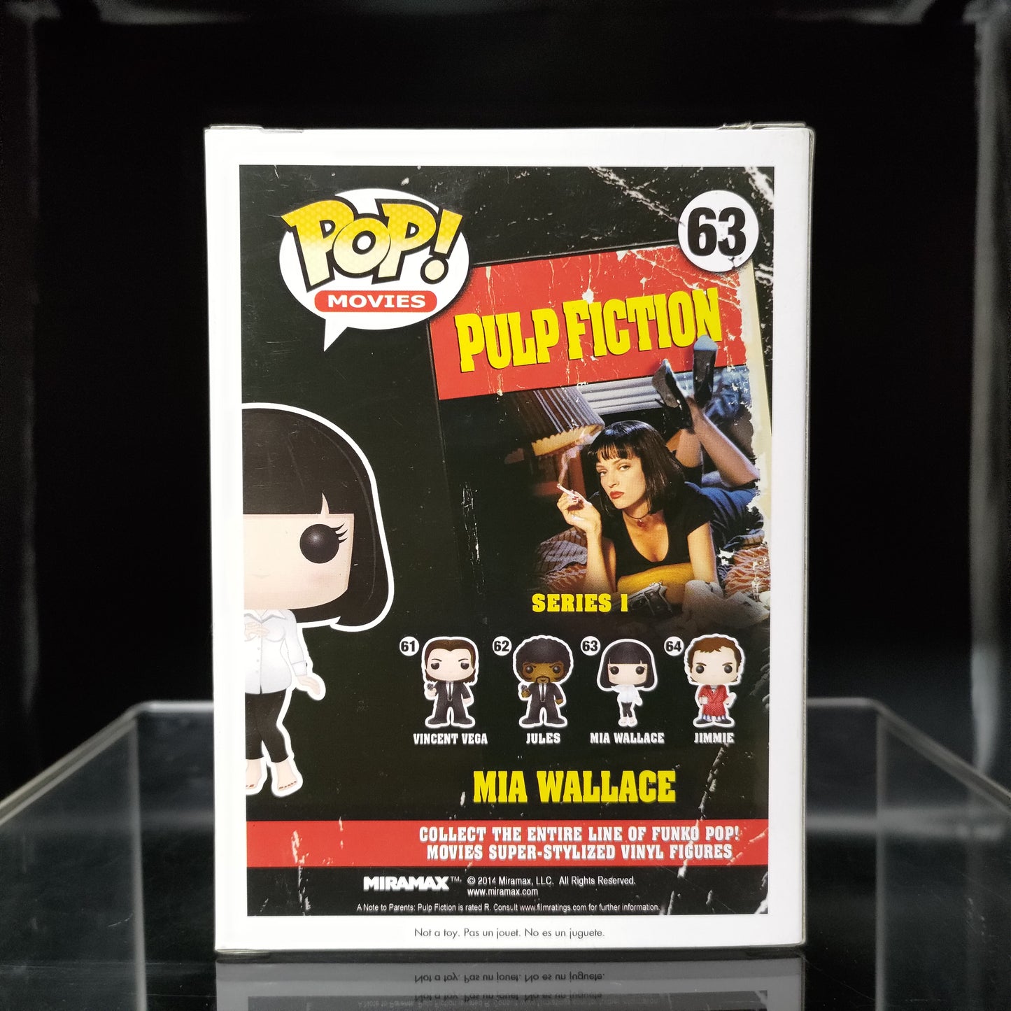 FUNKO POP! Vinyl Movies RARE Pulp Fiction #63 Mia Wallace [VAULTED]