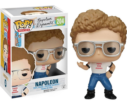 FUNKO POP! Vinyl Movies RARE Napoleon Dynamite #204 Napoleon Dynamite [VAULTED]