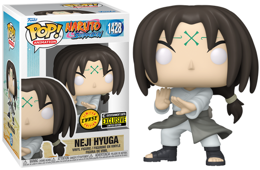 FUNKO POP! Vinyl Animation RARE Naruto Shippuden #1428 Neji Hyuga (Curse Mark) [Funko Special Edition | Chase] [VAULTED]