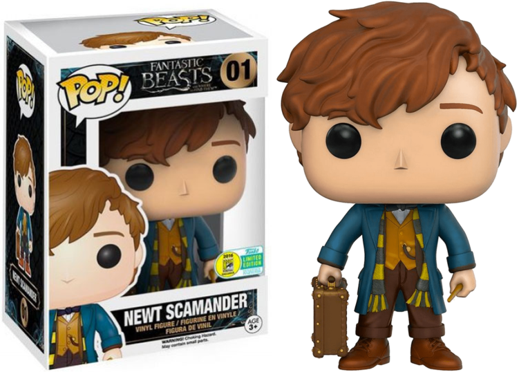 FUNKO POP! Vinyl Fantastic Beasts RARE #01 Newt Scamander (Suitcase) [Summer Convention] [VAULTED]