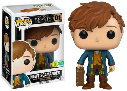 FUNKO POP! Vinyl Fantastic Beasts RARE #01 Newt Scamander (Suitcase) [Summer Convention] [VAULTED]