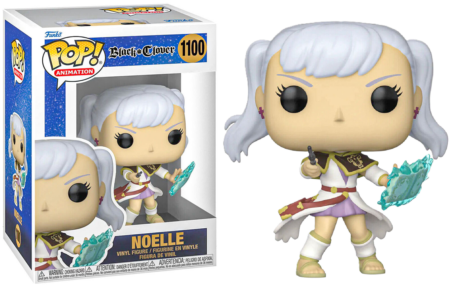 FUNKO POP! Vinyl Animation RARE Black Clover #1100 Noelle [VAULTED]