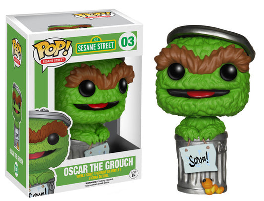 FUNKO POP! Vinyl Sesame Street RARE #03 Oscar The Grouch [VAULTED]