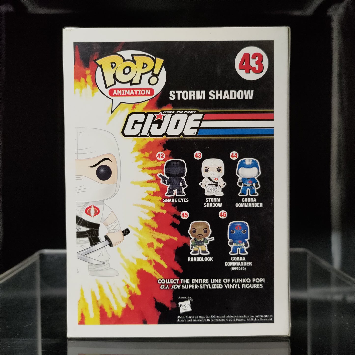 FUNKO POP! Vinyl Animation RARE G.I. Joe #43 Storm Shadow [VAULTED]