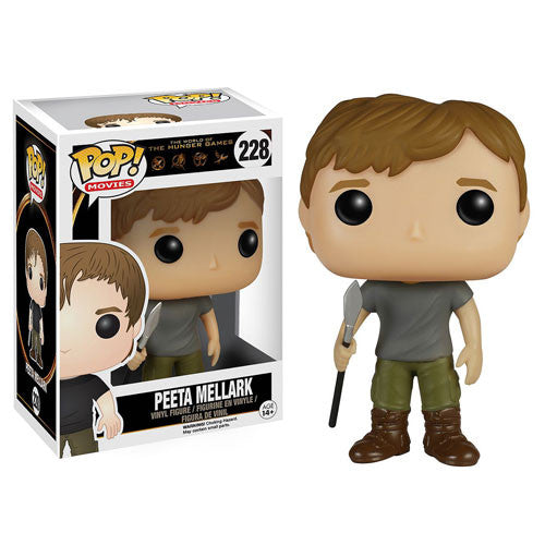 FUNKO POP! Vinyl Movies RARE The Hunger Games #228 Peeta Mellark [VAULTED]