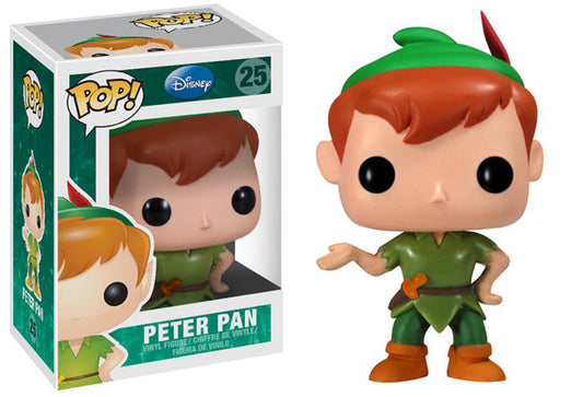 FUNKO POP! Vinyl Disney RARE #25 Peter Pan ("Disney" Logo) [VAULTED]