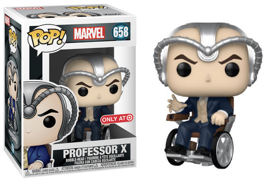 FUNKO POP! Bobble-Head Marvel RARE #658 Professor X (Cerebro) [Funko Special Edition] [VAULTED]