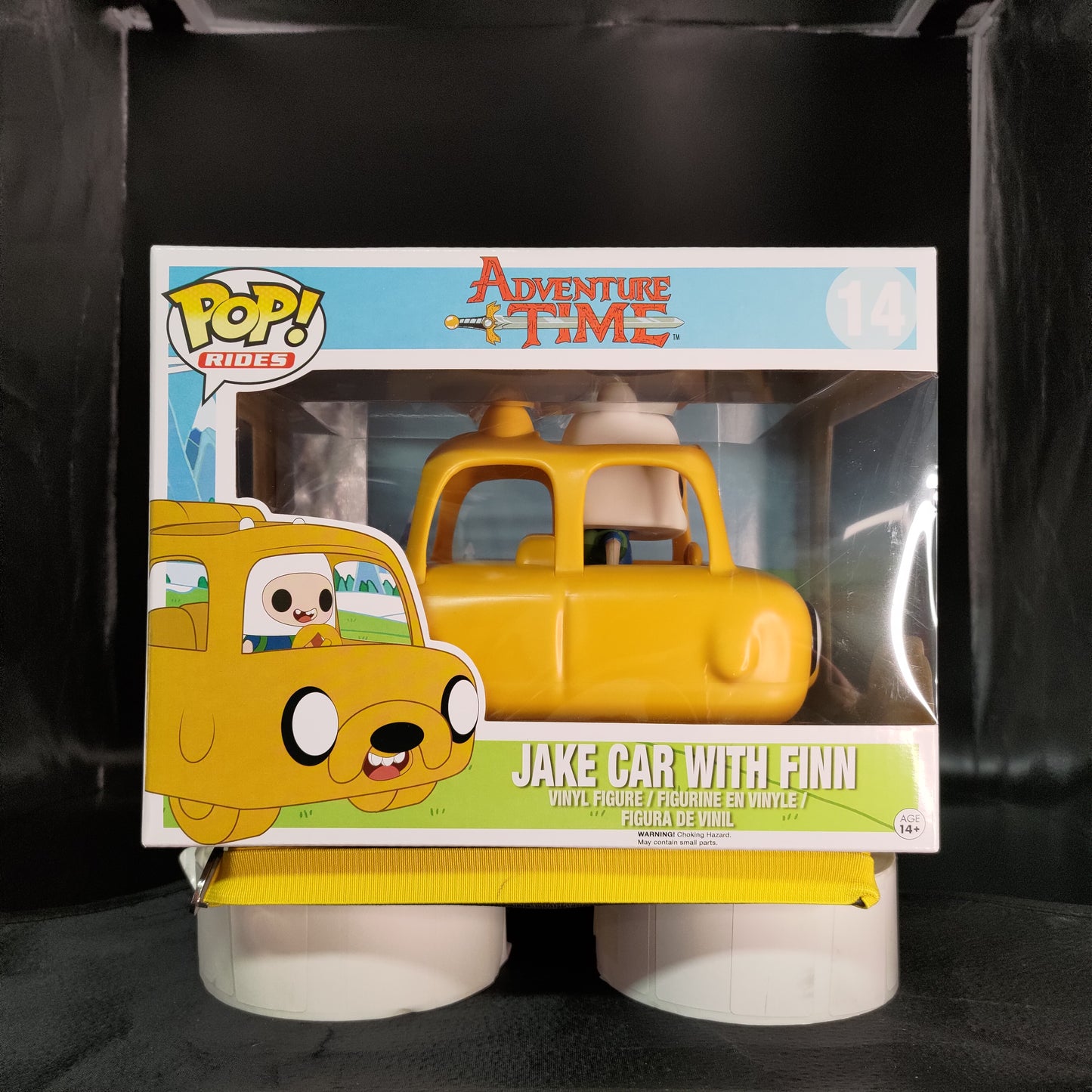 FUNKO POP! Vinyl Rides RARE Adventure Time #14 Jake Car with Finn [VAULTED]