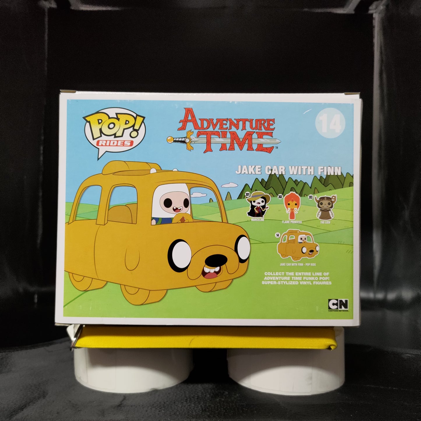 FUNKO POP! Vinyl Rides RARE Adventure Time #14 Jake Car with Finn [VAULTED]