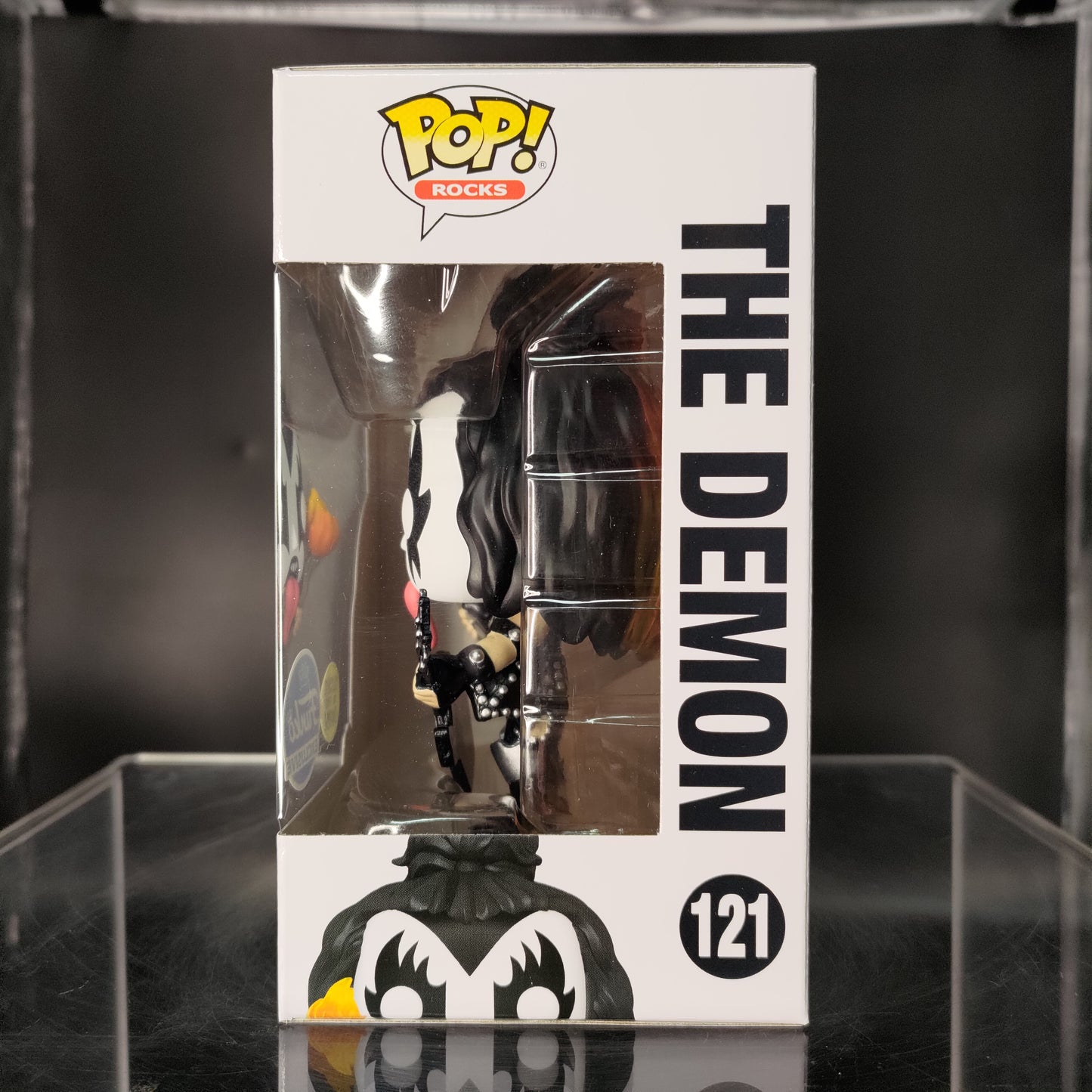 FUNKO POP! Vinyl Rocks RARE KISS #121 The Demon (KISS) (GITD) [Funko Exclusive] [VAULTED]