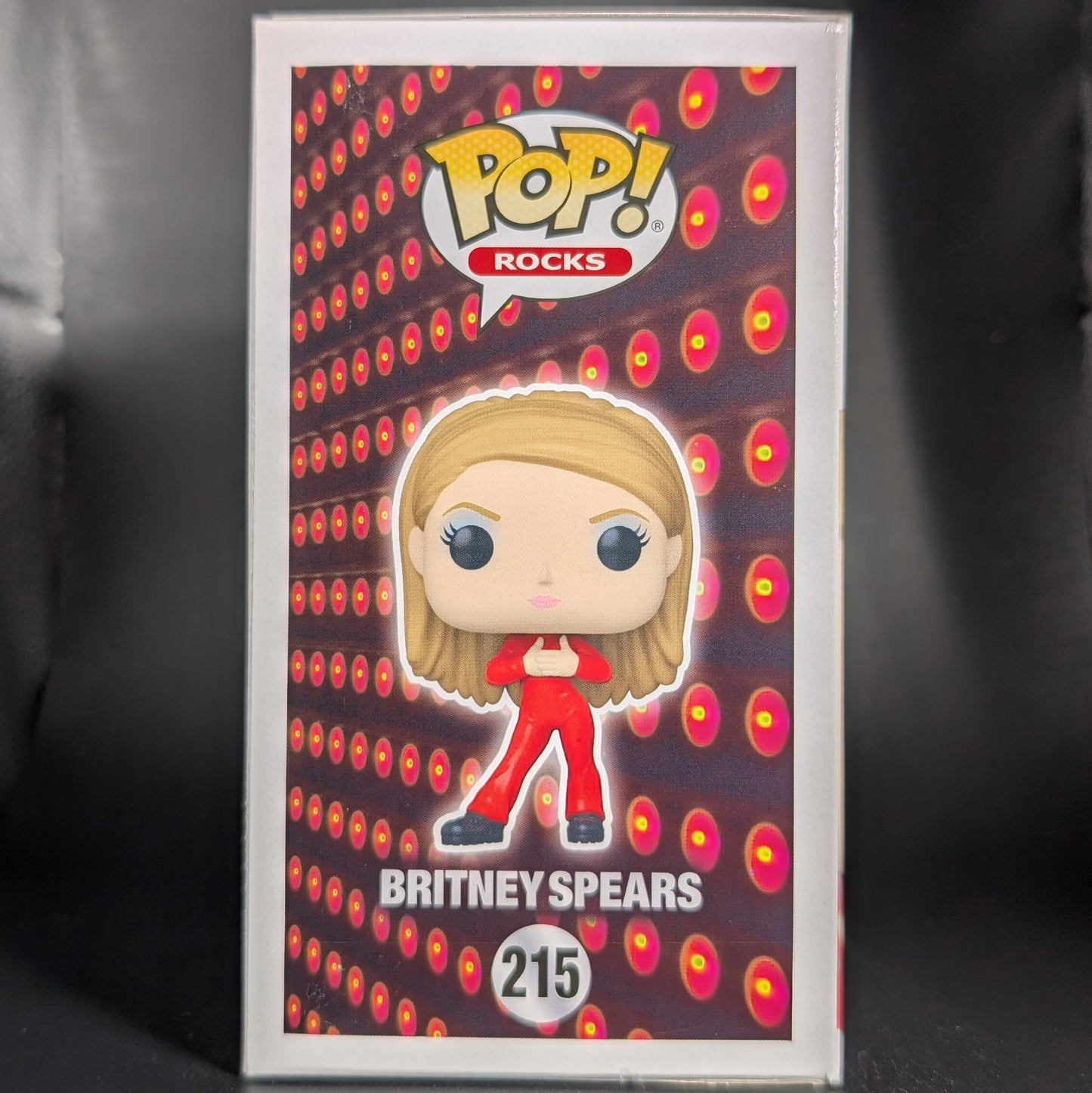 FUNKO POP! Vinyl Rocks RARE Britney Spears #215 Britney Spears (Catsuit) (Glitter) [Diamond Collection | Funko Special Edition] [VAULTED]