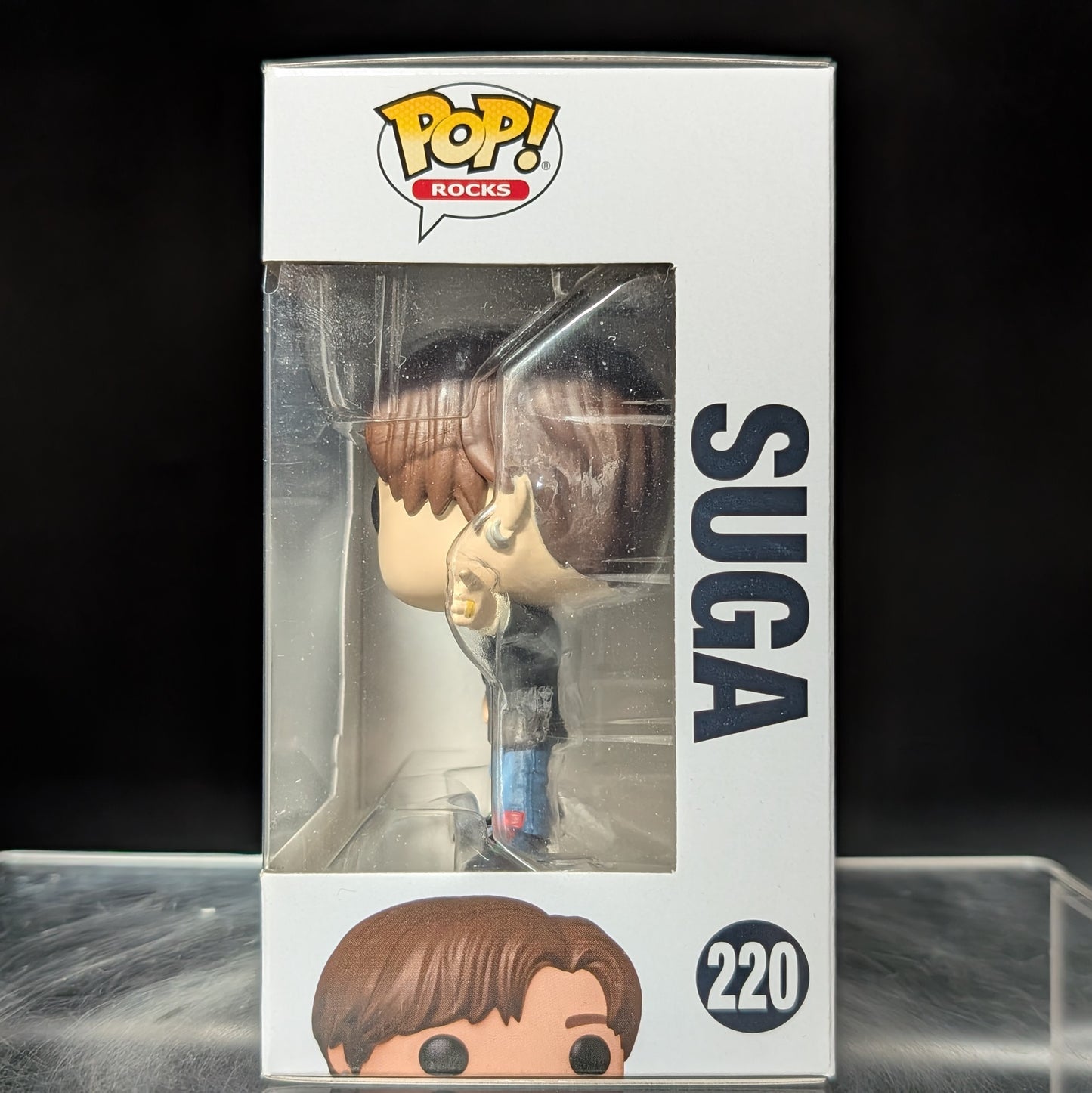 FUNKO POP! Vinyl Rocks RARE BTS #220 Suga (Dynamite) [VAULTED]