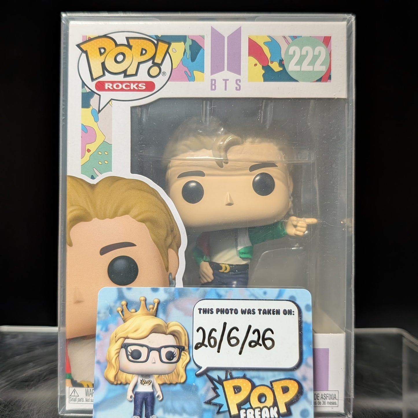 FUNKO POP! Vinyl Rocks RARE BTS #222 Jimin (Dynamite) [VAULTED]