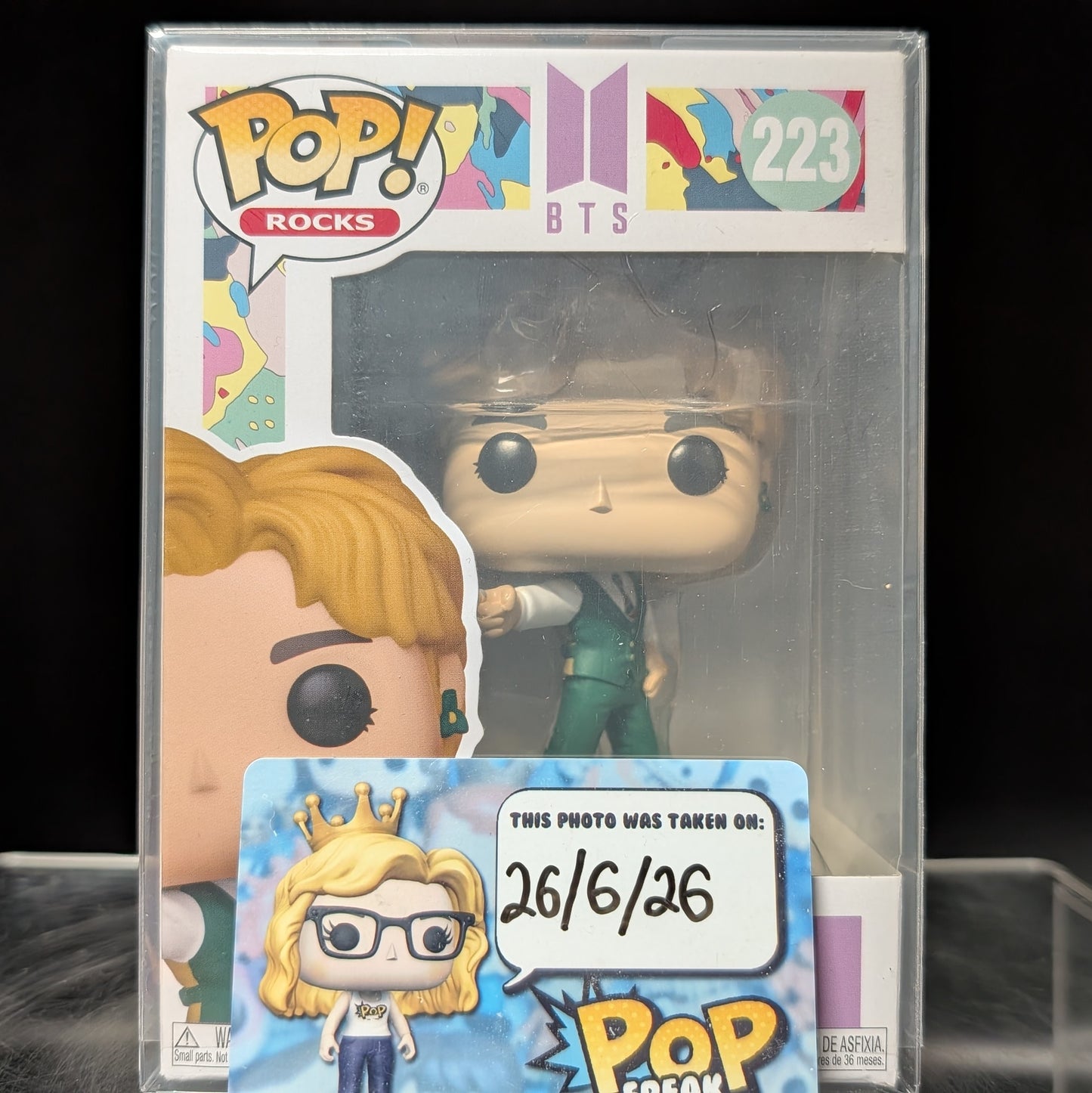 FUNKO POP! Vinyl Rocks RARE BTS #223 V (Dynamite) [VAULTED]
