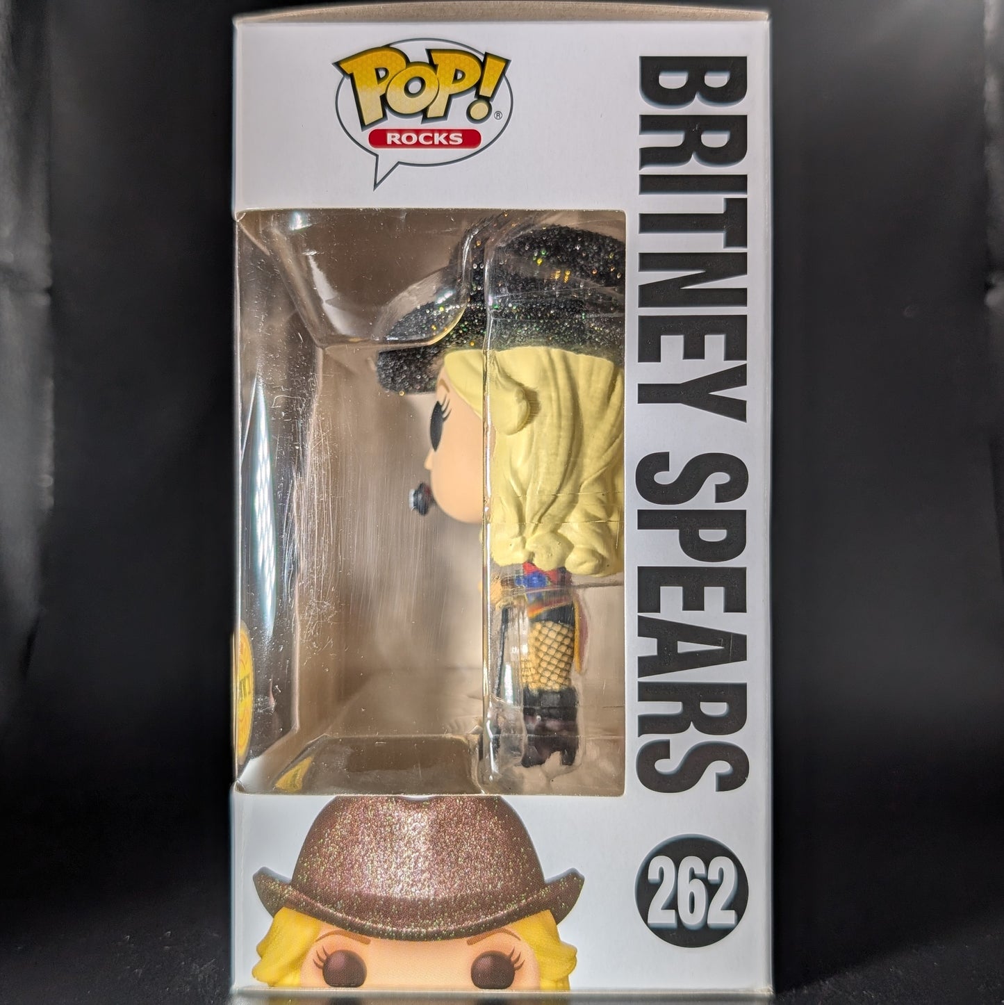 FUNKO POP! Vinyl Rocks RARE Britney Spears #262 Britney Spears (Ringleader w/ Hat) [Chase] [VAULTED]