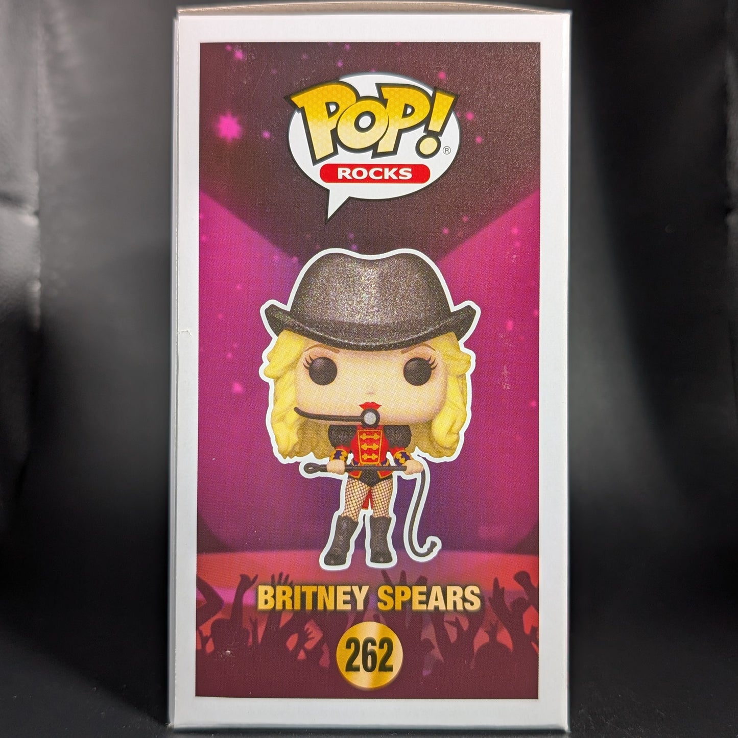 FUNKO POP! Vinyl Rocks RARE Britney Spears #262 Britney Spears (Ringleader w/ Hat) [Chase] [VAULTED]