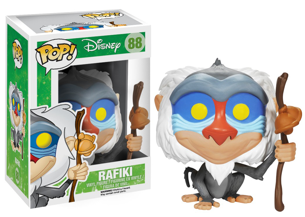 FUNKO POP! Vinyl Disney RARE #88 Rafiki [VAULTED]