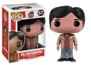 FUNKO POP! Vinyl Television RARE The Big Bang Theory #57 Raj Koothrappali [VAULTED]