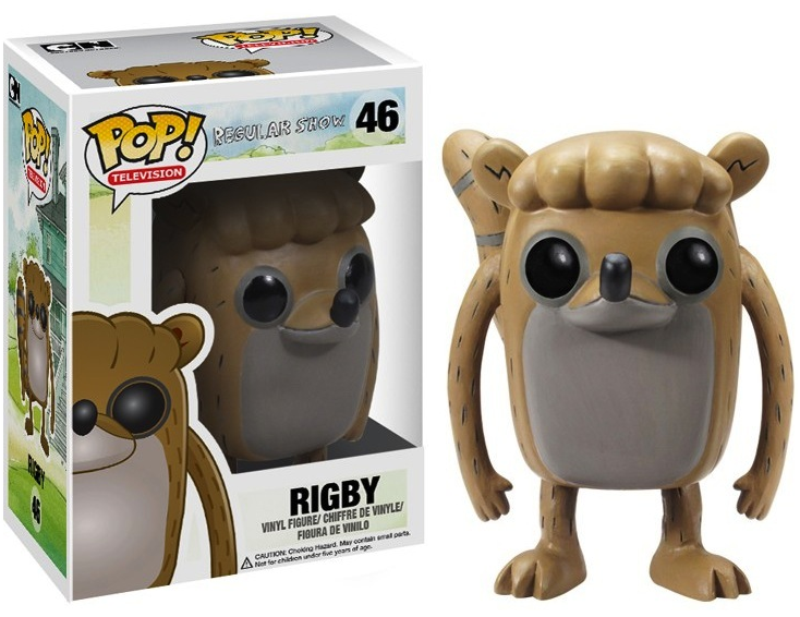 FUNKO POP! Vinyl Television RARE Regular Show #46 Rigby [VAULTED]