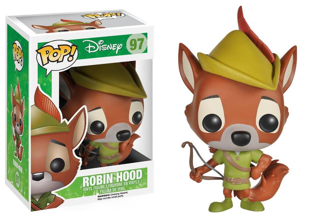 FUNKO POP! Vinyl Disney RARE #97 Robin Hood (Bow in Right Hand) [VAULTED]