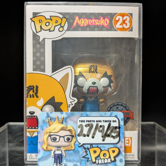 FUNKO POP! Vinyl RARE Aggretsuko #23 Aggretsuko (Rage) (Metallic) [Funko Special Edition] [VAULTED]