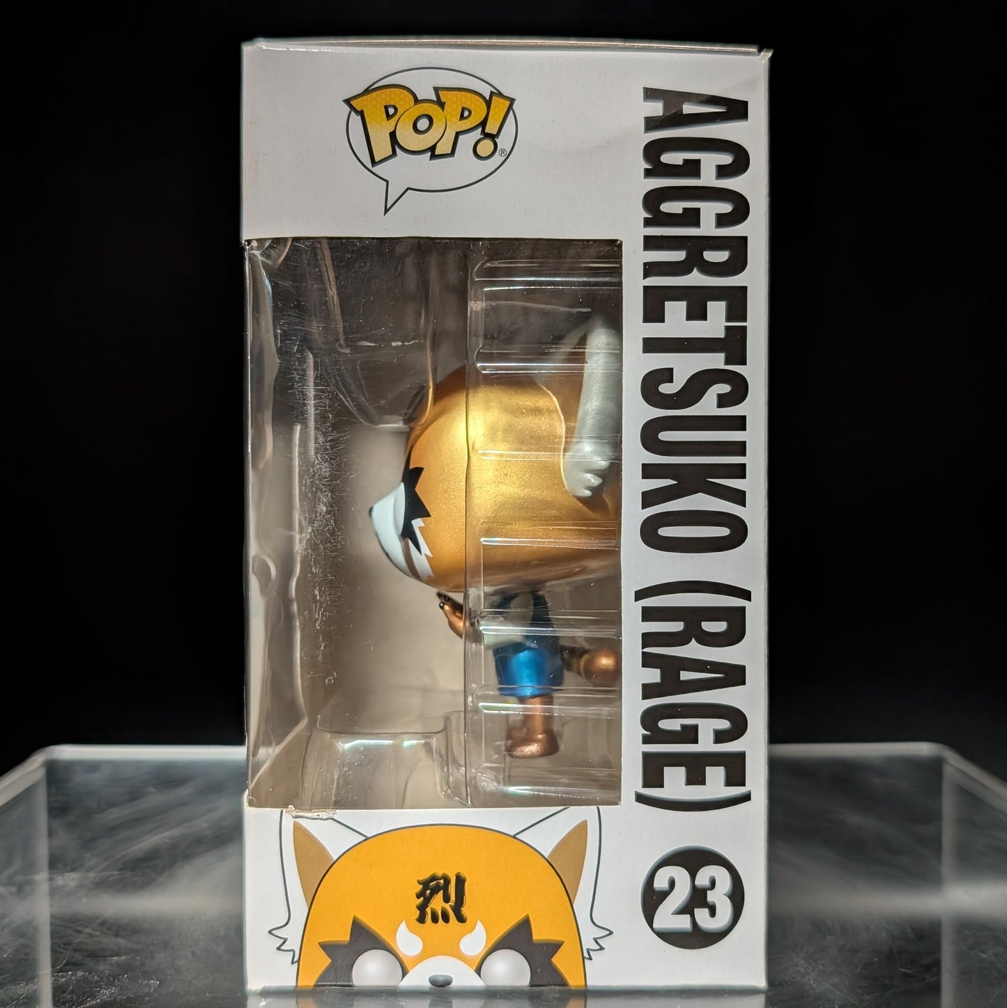 FUNKO POP! Vinyl RARE Aggretsuko #23 Aggretsuko (Rage) (Metallic) [Funko Special Edition] [VAULTED]