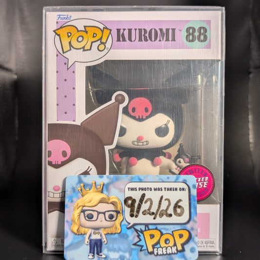 FUNKO POP! Vinyl Sanrio RARE #88 Kuromi (Flocked) [Funko Special Edition (Stickerless) | Chase] [VAULTED]