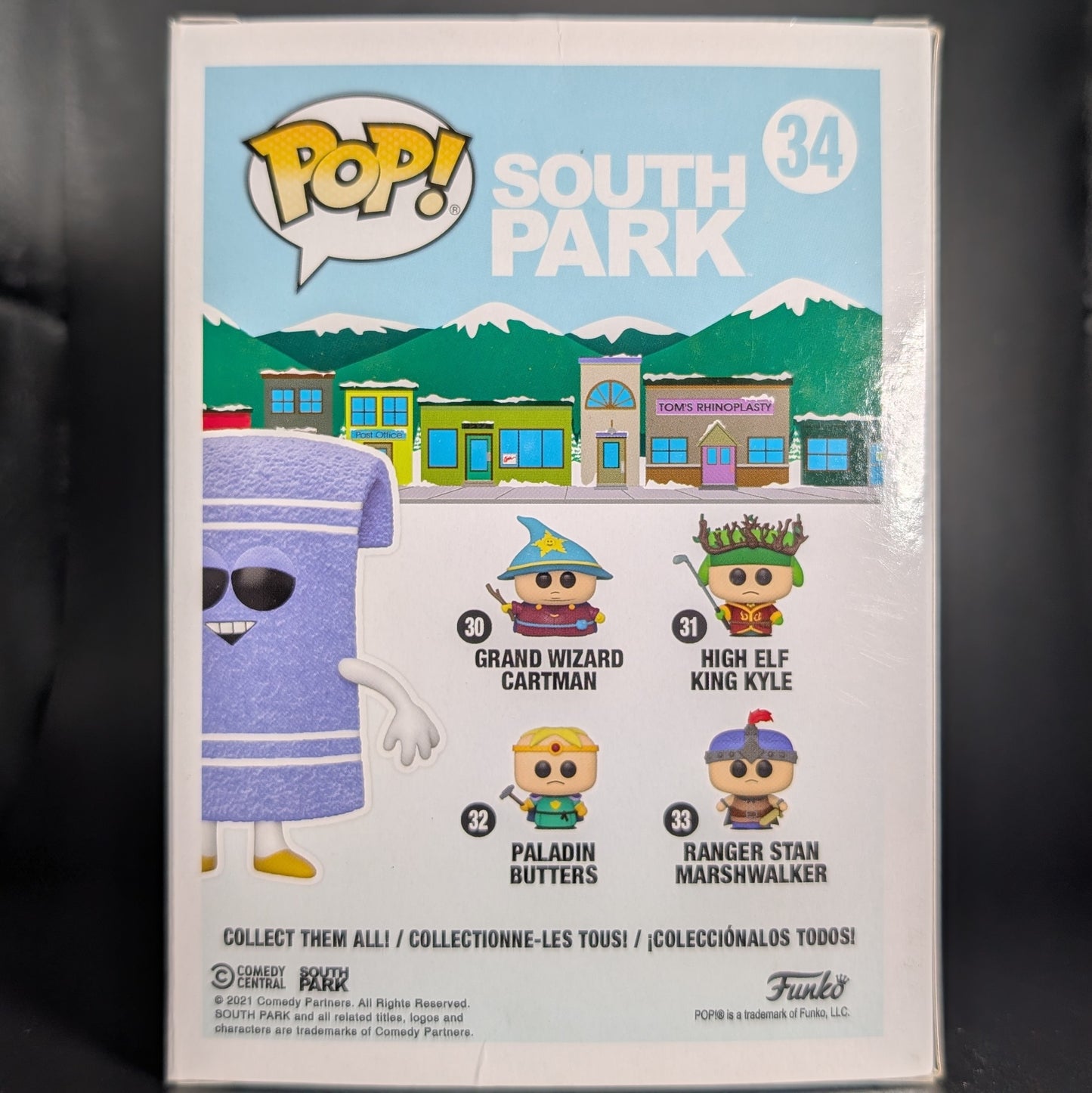 FUNKO POP! Vinyl South Park RARE #34 Towelie (Flocked) [Funko Special Edition] [VAULTED]