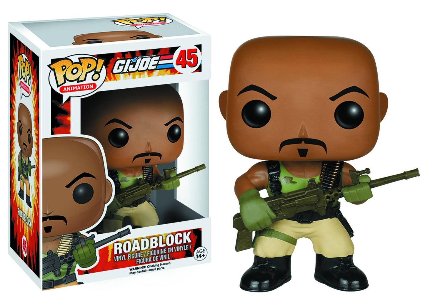 FUNKO POP! Vinyl Animation RARE G.I. Joe #45 Roadblock [VAULTED]