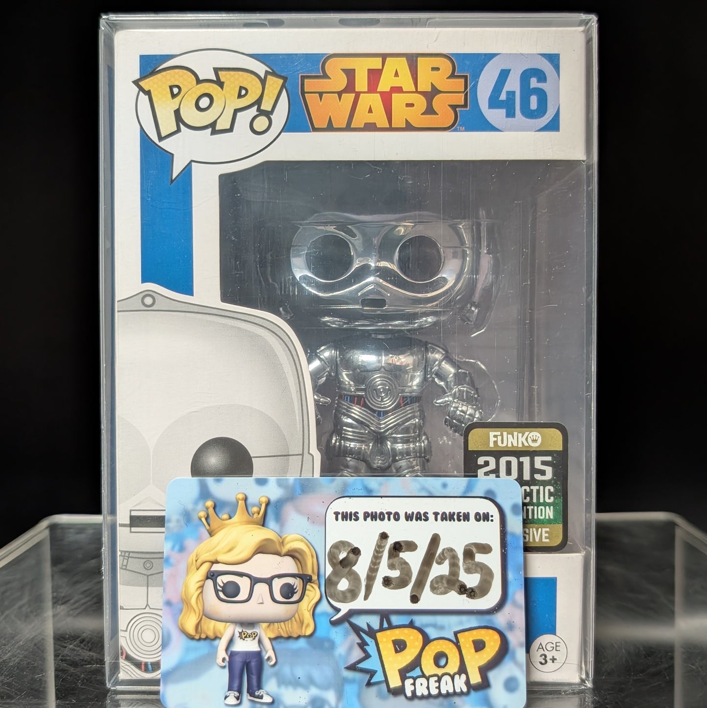 FUNKO POP! Vinyl Bobble-Head RARE Star Wars #46 E-3PO [Galactic Convention] [VAULTED]