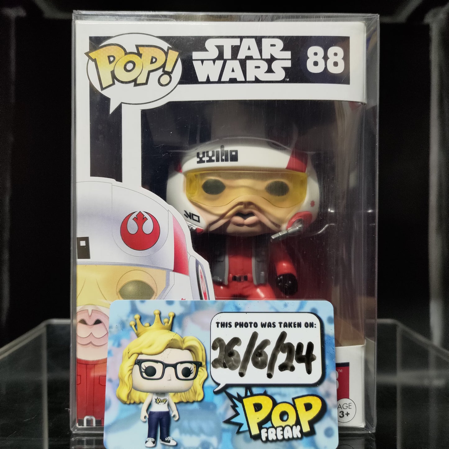 FUNKO POP! Vinyl Bobble-Head Star Wars RARE #88 Nien Nunb (X-Wing Pilot) [EB Games (Stickerless)] [VAULTED]