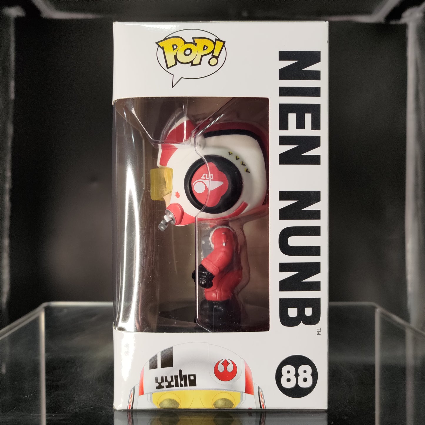 FUNKO POP! Vinyl Bobble-Head Star Wars RARE #88 Nien Nunb (X-Wing Pilot) [EB Games (Stickerless)] [VAULTED]