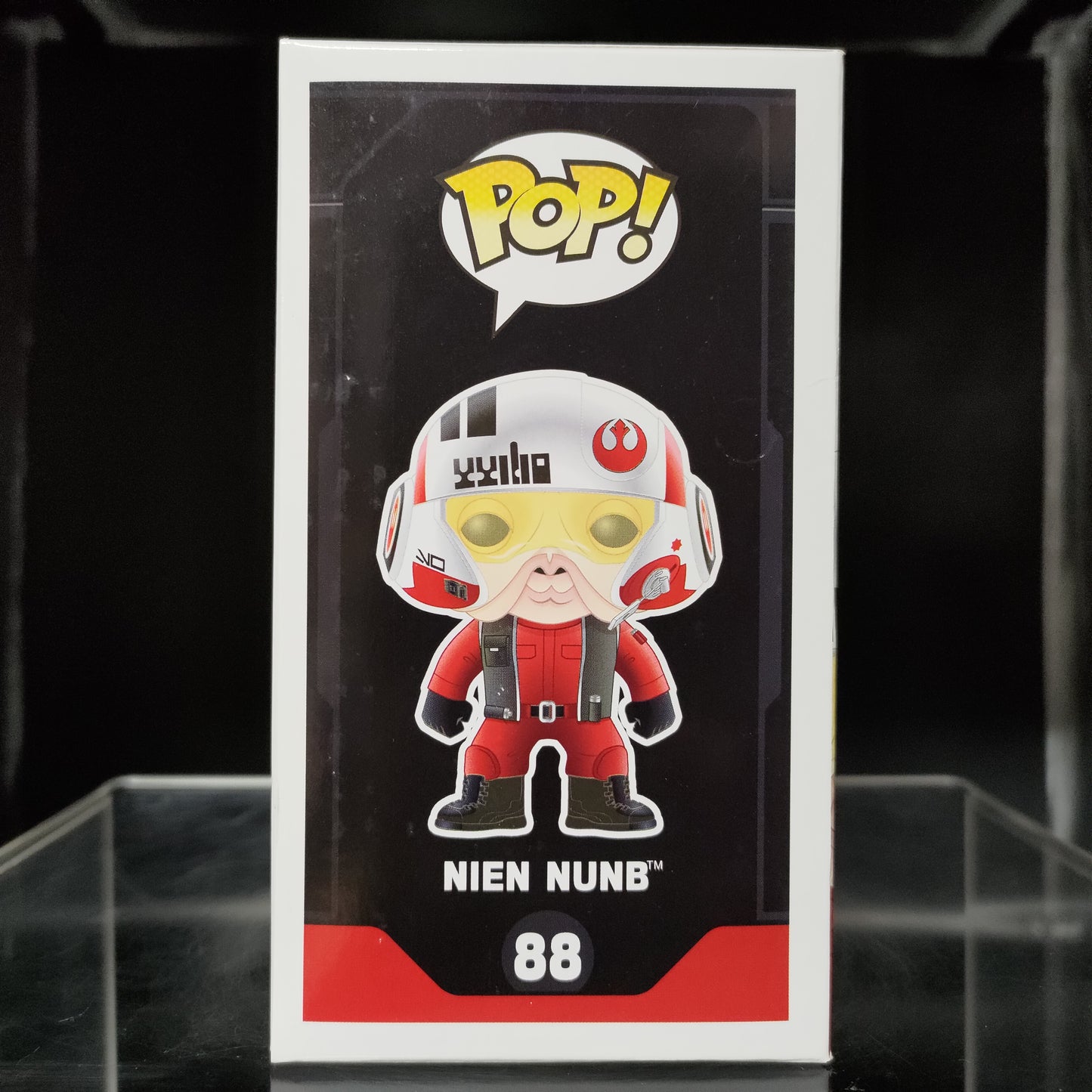 FUNKO POP! Vinyl Bobble-Head Star Wars RARE #88 Nien Nunb (X-Wing Pilot) [EB Games (Stickerless)] [VAULTED]