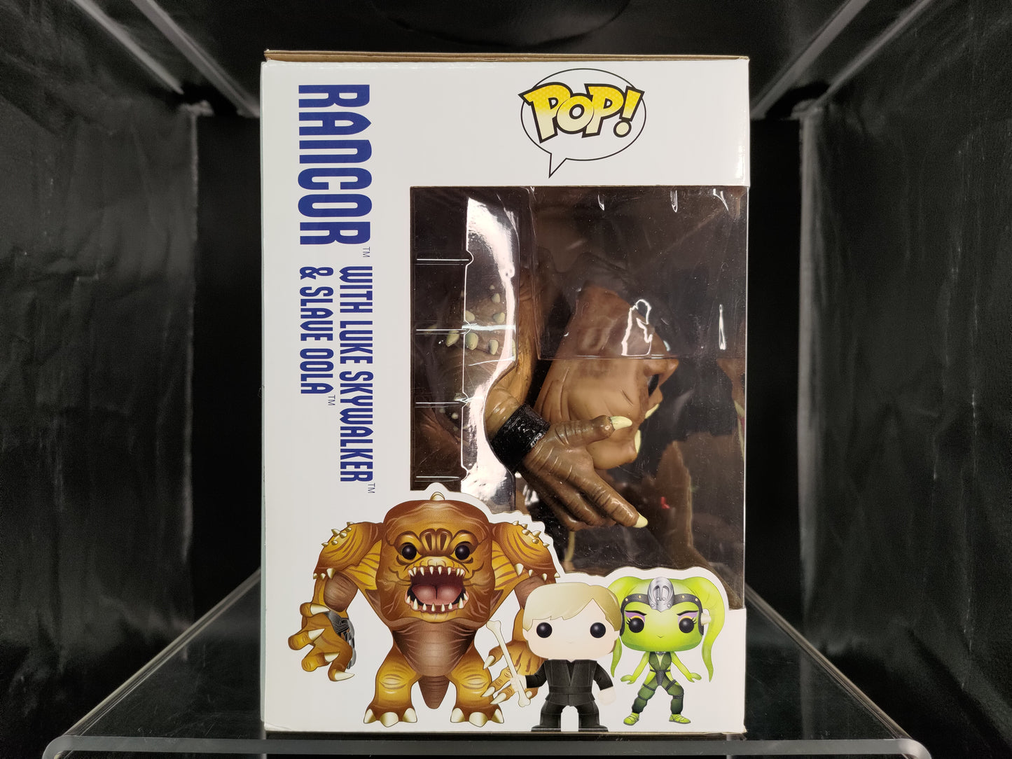 FUNKO POP! Vinyl Bobble-Head Star Wars RARE Rancor, Luke Skywalker, & Oola (3-Pack) [Previews (Stickerless)] [VAULTED]