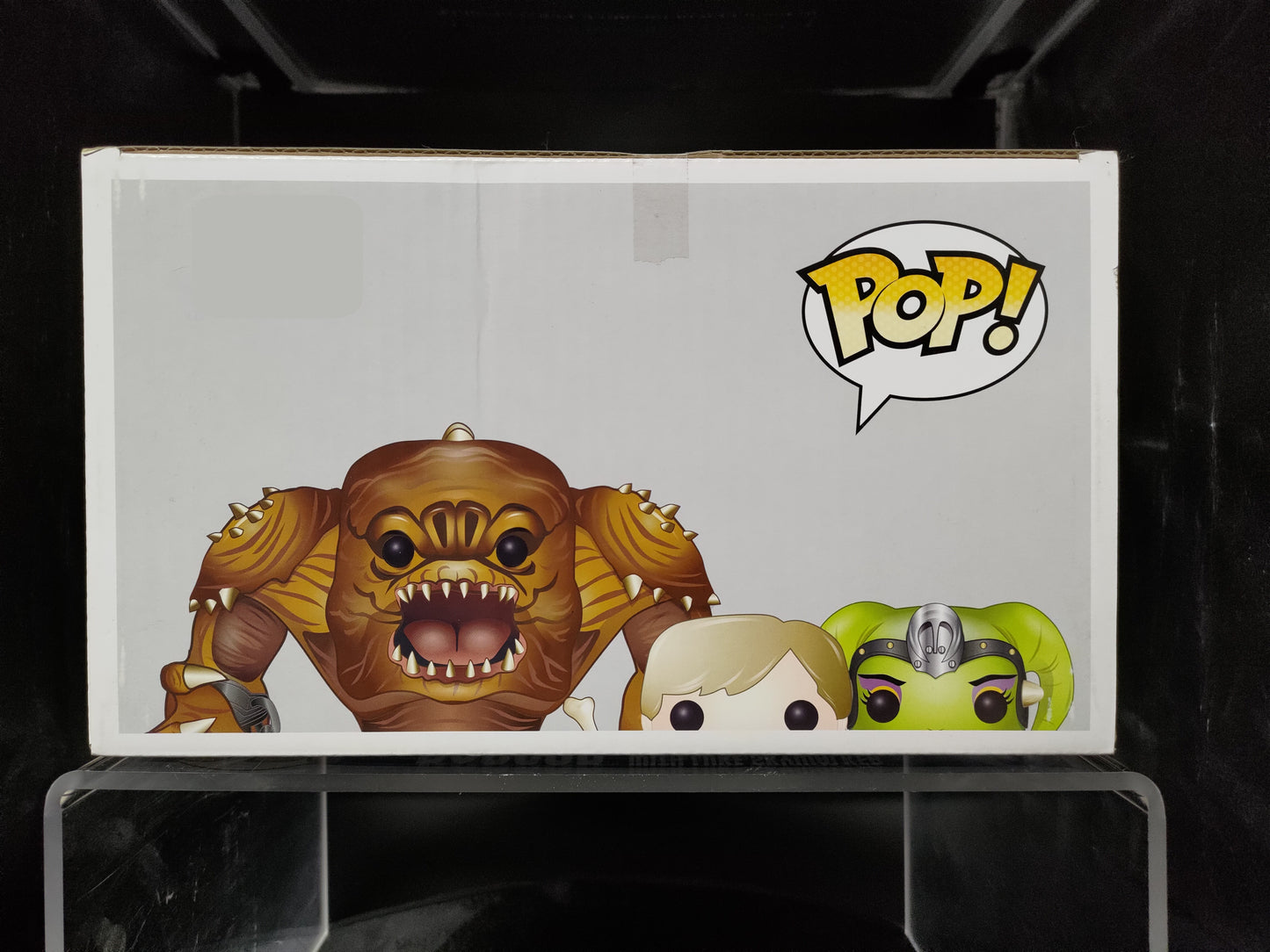 FUNKO POP! Vinyl Bobble-Head Star Wars RARE Rancor, Luke Skywalker, & Oola (3-Pack) [Previews (Stickerless)] [VAULTED]